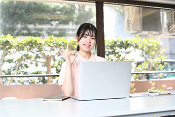 オンライン相談している様子